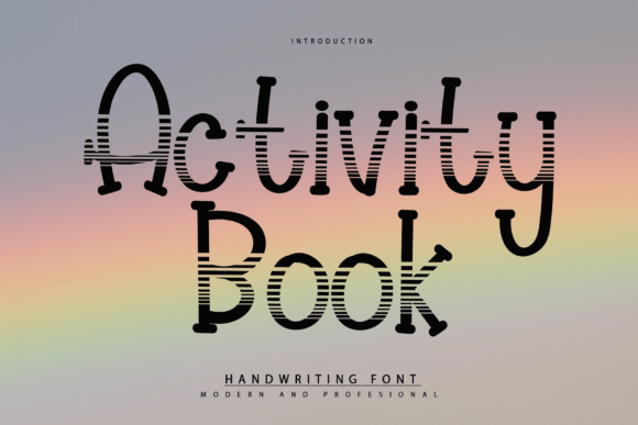 Activity Book: A Warm Script Font for Creative Branding