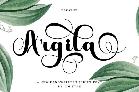 Argila: A Script Font for Elegant Web Design