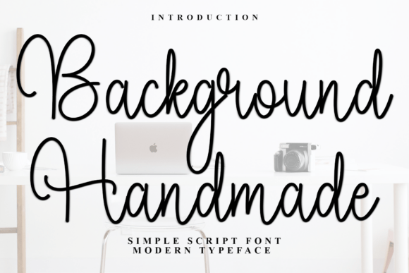 Background Handmade: A Script Font for Memorable Branding