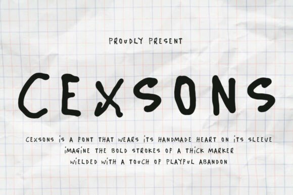 Cexsons: A Script Font That Adds Character to Your Digital Brand
