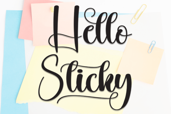 Designing with Hello Sticky: A Script Font for Modern Branding
