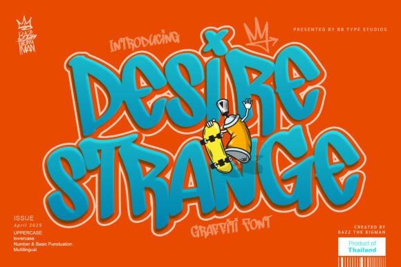 Desire Strange: A Bold Font for Digital Branding