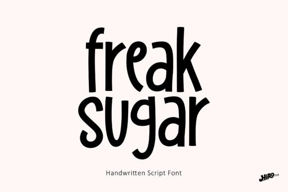 Freak Sugar: A Handwritten Font for Creative Campaigns