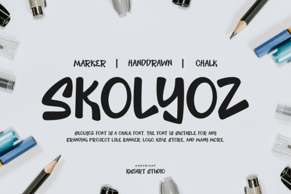 Skolyoz: A Bold Font for Educational Creativity