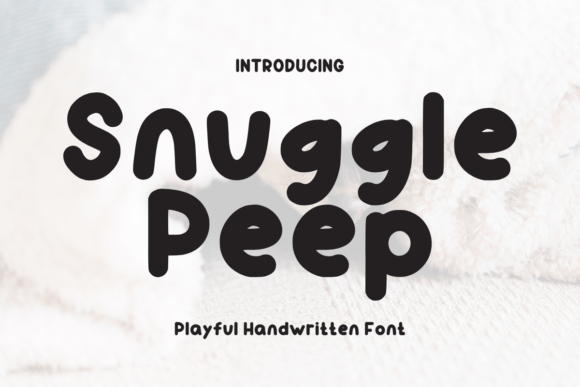 Snuggle Peep: A Playful Script Font for Web Design and Branding