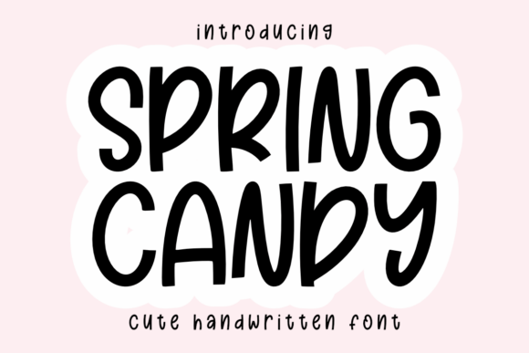 Spring Candy: A Playful Handwriting Font for Creative Projects