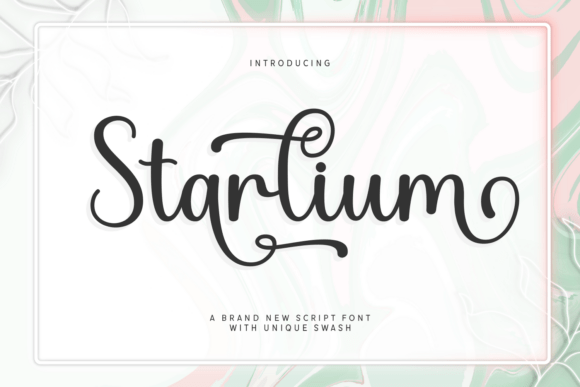 Starlium: A Script Font for Modern Web Design