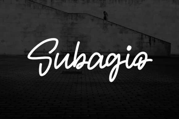 Subagio: A Script Font That Elevates Web Design