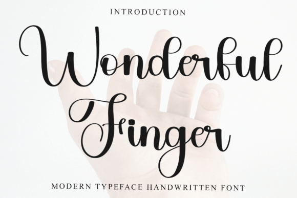 Wonderful Finger: A Font That Brings Warmth to Every Project